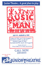 1991 The Music Man poster